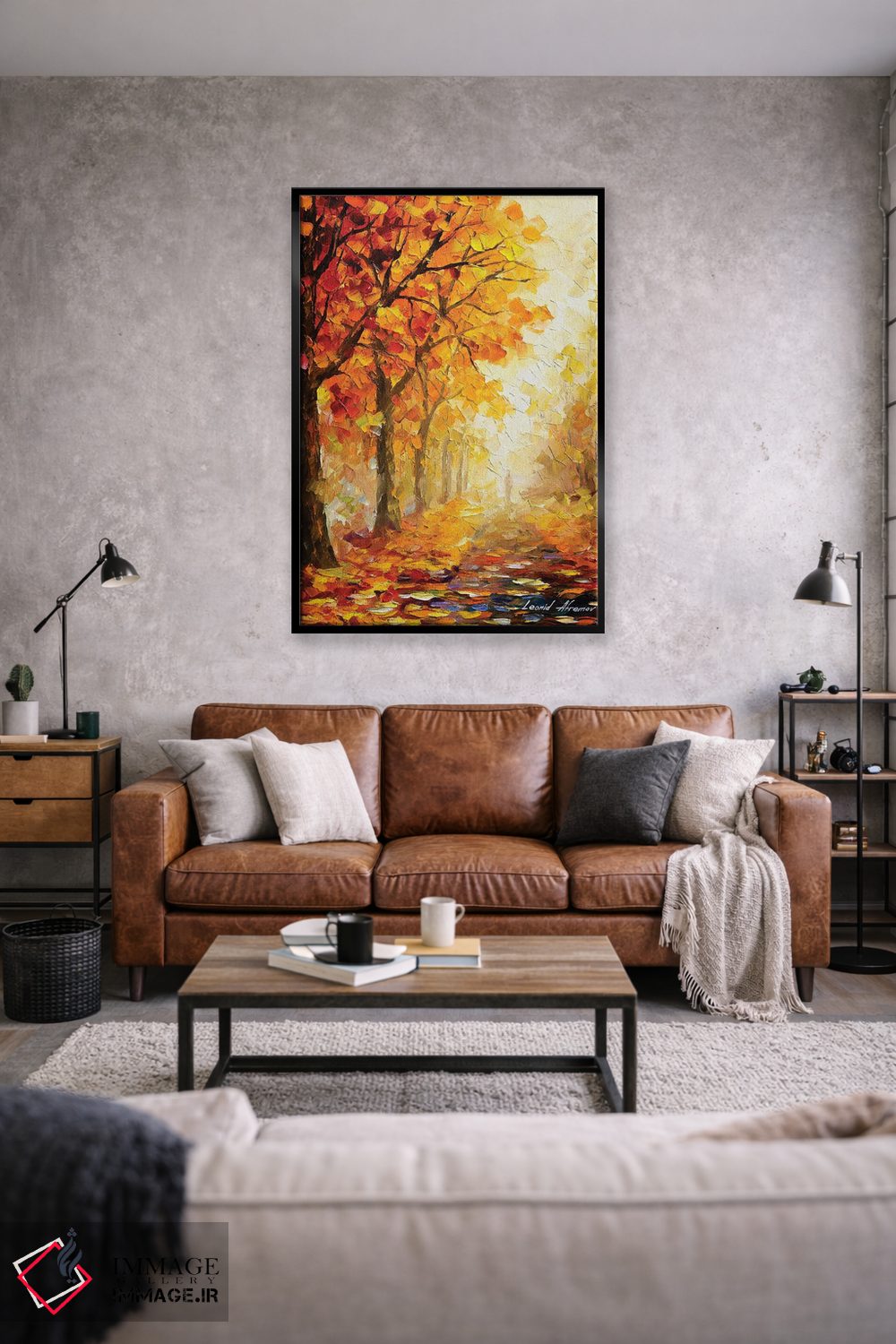 تابلو دکوراتیو نمادهای پاییز اثر لئونید آفرموف - D1B