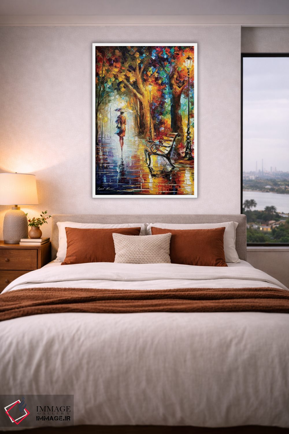 تابلو دکوراتیو پایان شکیبایی اثر لئونید آفرموف - D3W