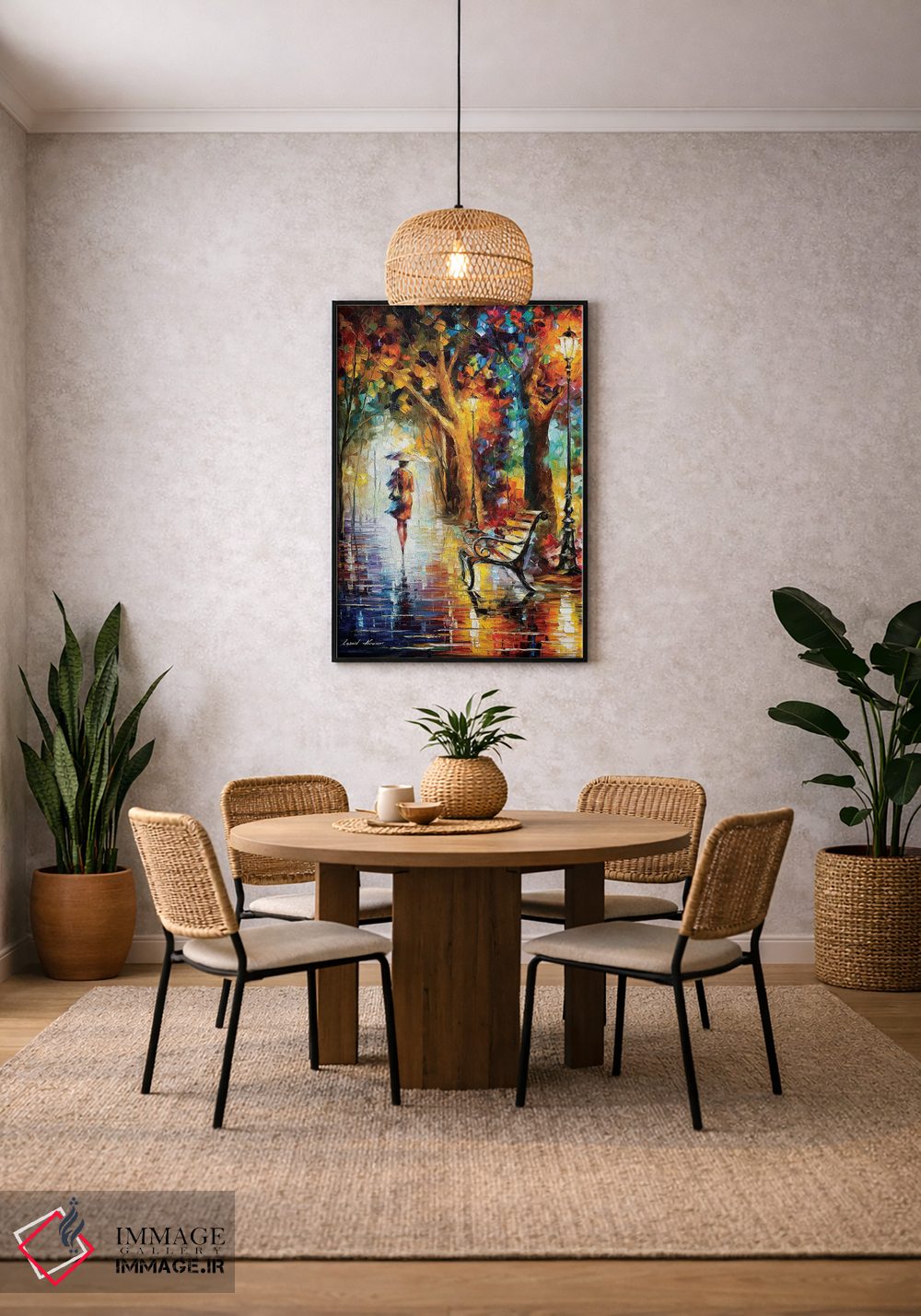 تابلو دکوراتیو پایان شکیبایی اثر لئونید آفرموف - D4B