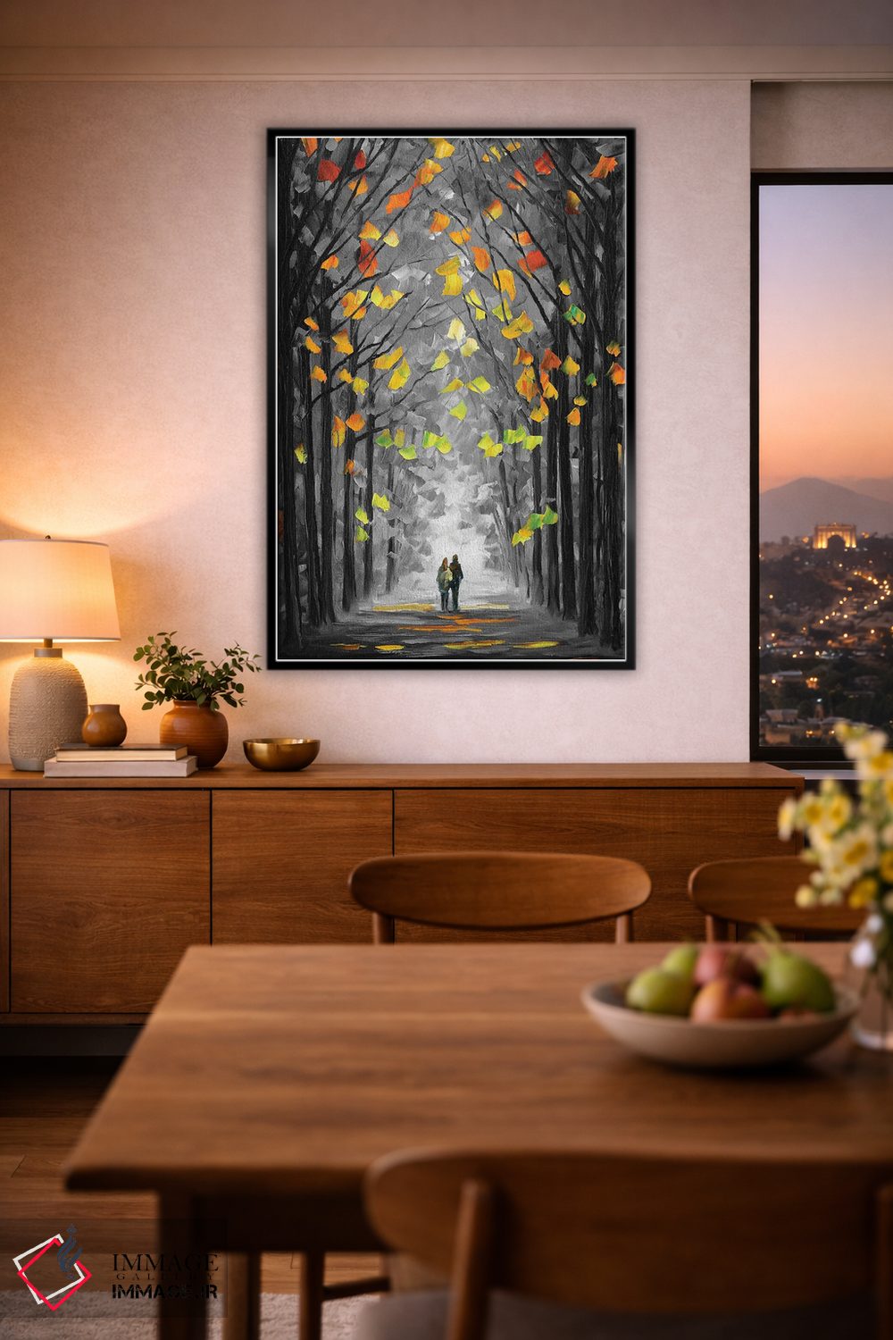 تابلو دکوراتیو قربانگاه درختان اثر لئونید آفرموف - D2B