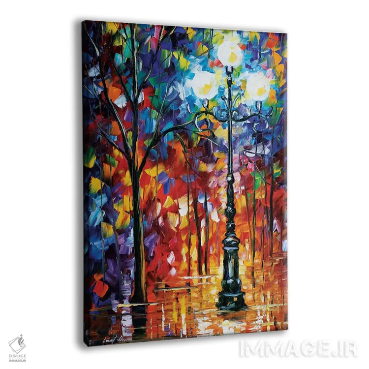 تابلو دکوراتیو نور در کوچه اثر لئونید آفرموف - نمای پرسپکتیو محصول