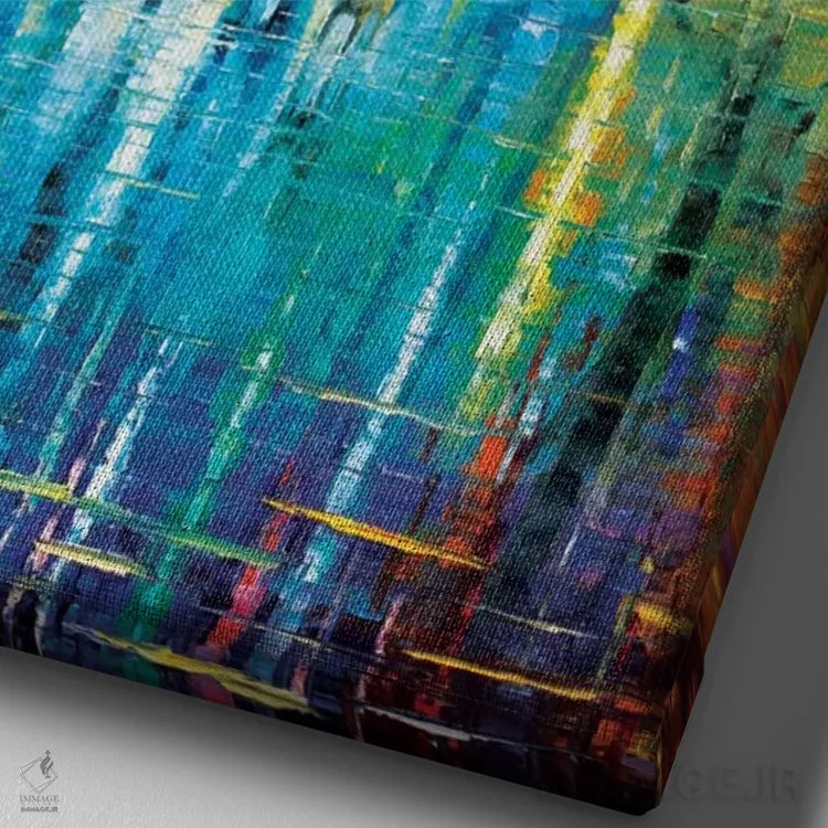 تابلو دکوراتیو دوست کوچک اثر لئونید آفرموف - نمای نزدیک بافت بوم