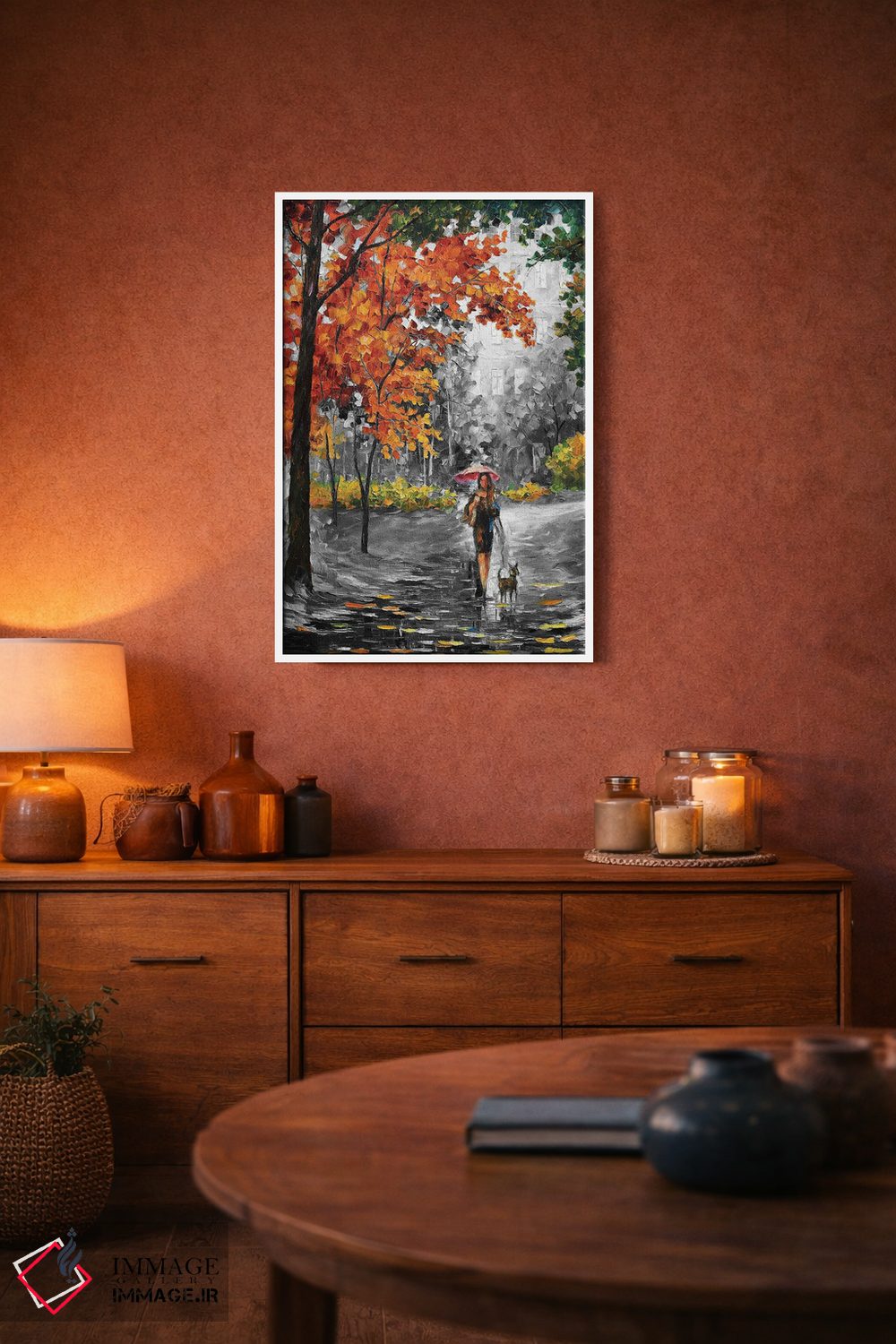 تابلو دکوراتیو پاییز جذاب اثر لئونید آفرموف - D3W