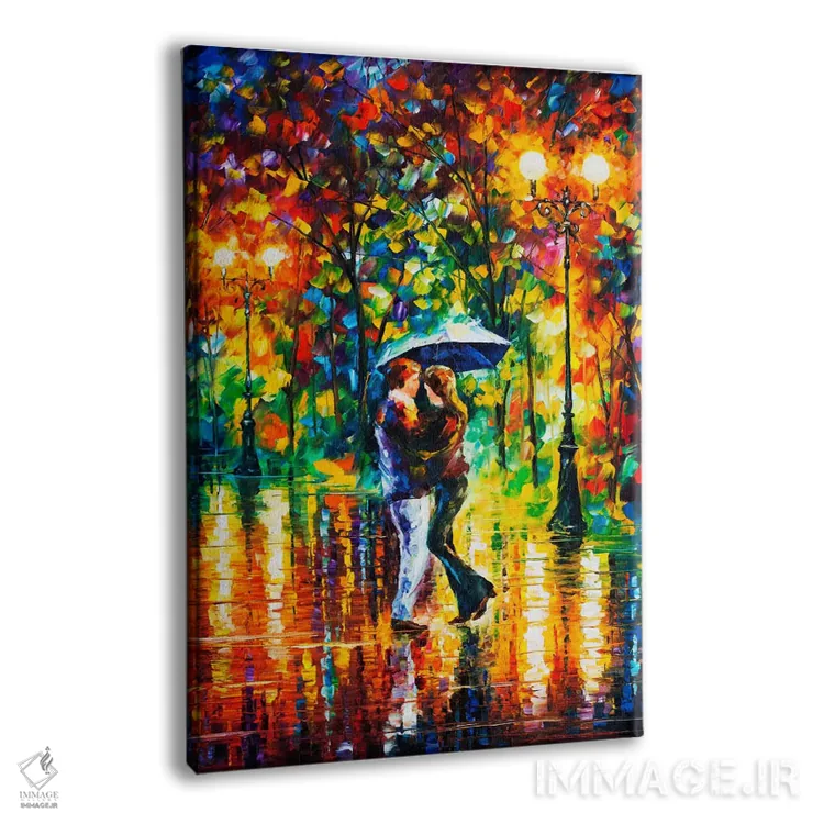 تابلو دکوراتیو رقص بارانی II اثر لئونید آفرموف - نمای پرسپکتیو محصول