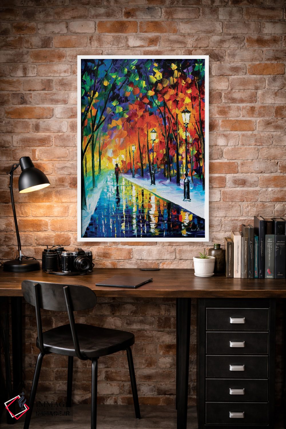 تابلو دکوراتیو مسیر یخ زده اثر لئونید آفرموف - D2W