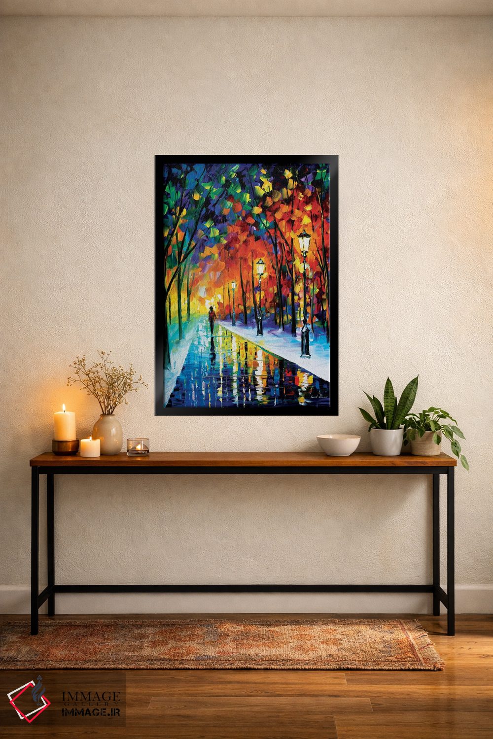 تابلو دکوراتیو مسیر یخ زده اثر لئونید آفرموف - D5B