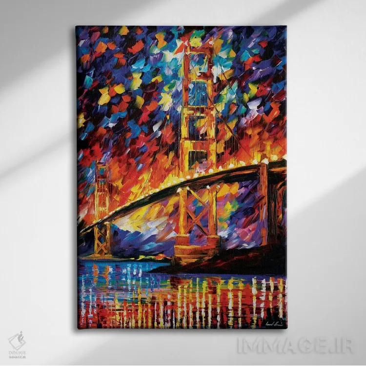 تابلو دکوراتیو سان فرانسیسکو اثر لئونید آفرموف - نمای روبهرو روی دیوار