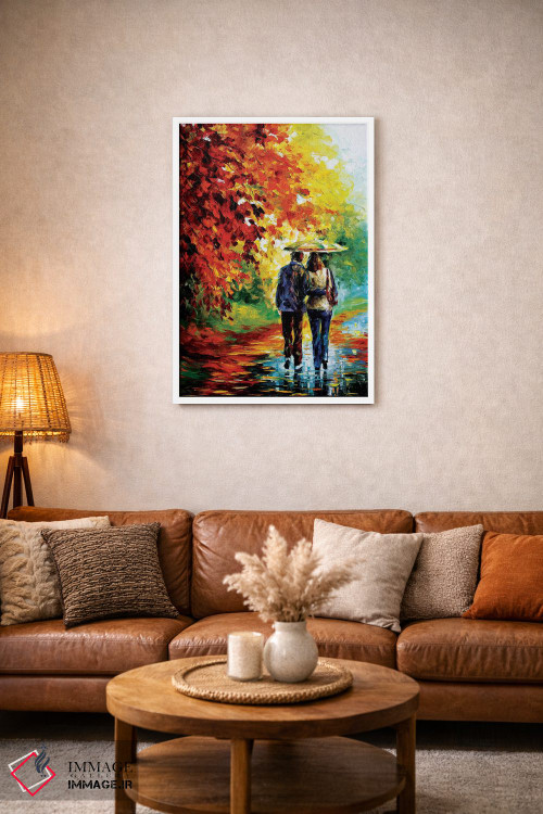 تابلو دکوراتیو پاییز جذاب اثر لئونید آفرموف - D2W