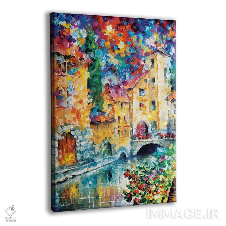 تابلو دکوراتیو پنجره ای رو به گذشته اثر لئونید آفرموف - نمای پرسپکتیو محصول