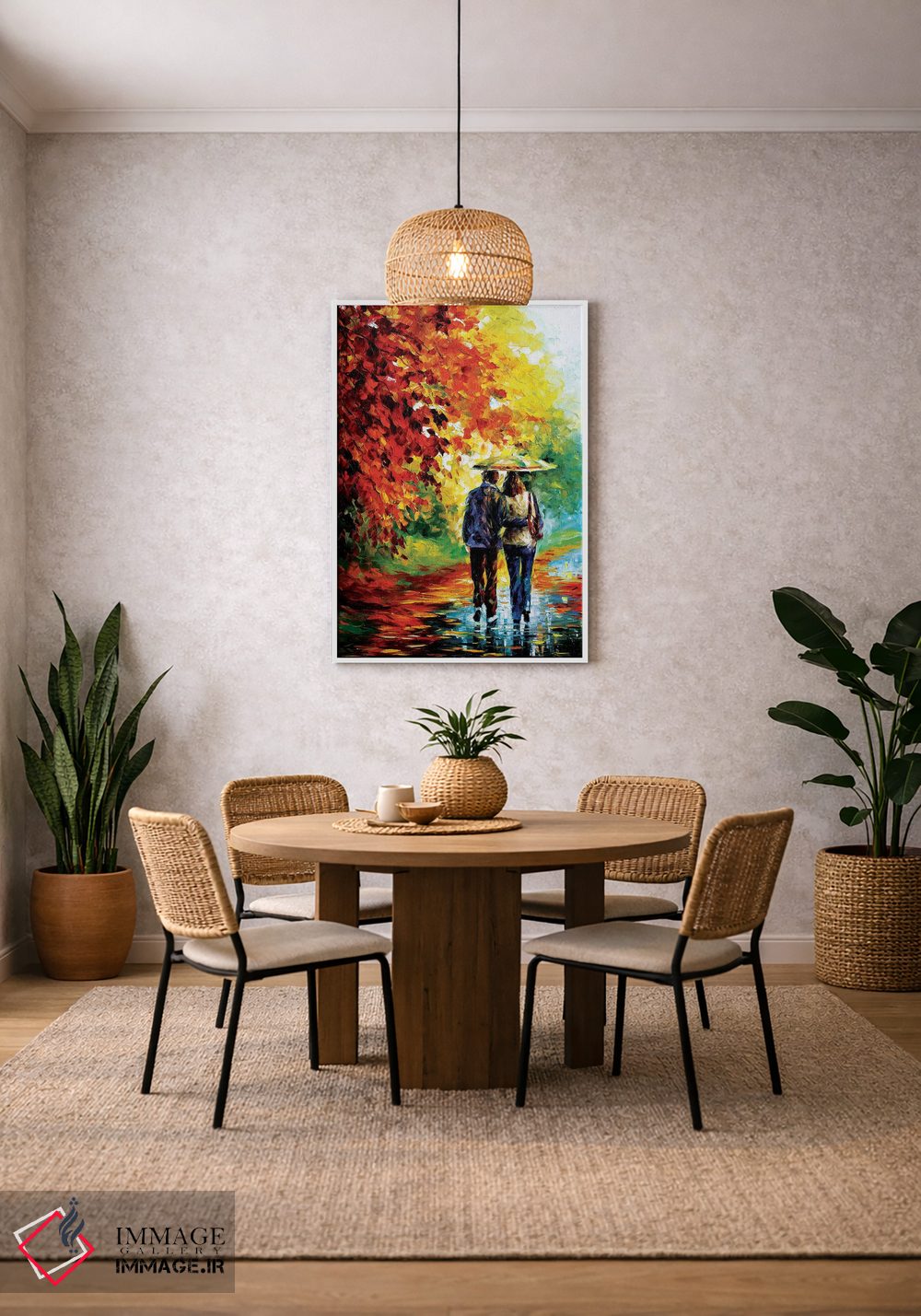 تابلو دکوراتیو پاییز جذاب اثر لئونید آفرموف - D3W