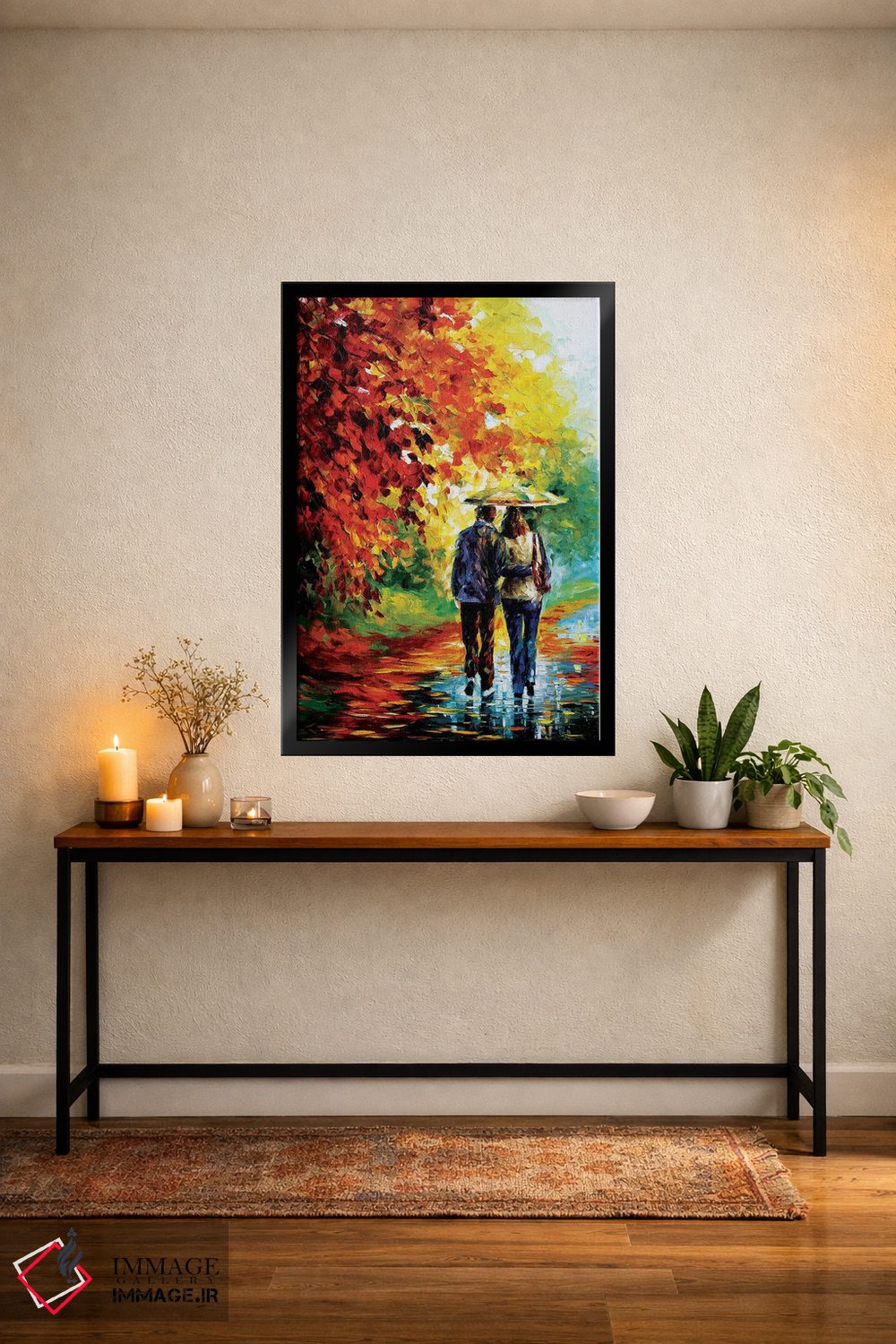 تابلو دکوراتیو پاییز جذاب اثر لئونید آفرموف - D5B