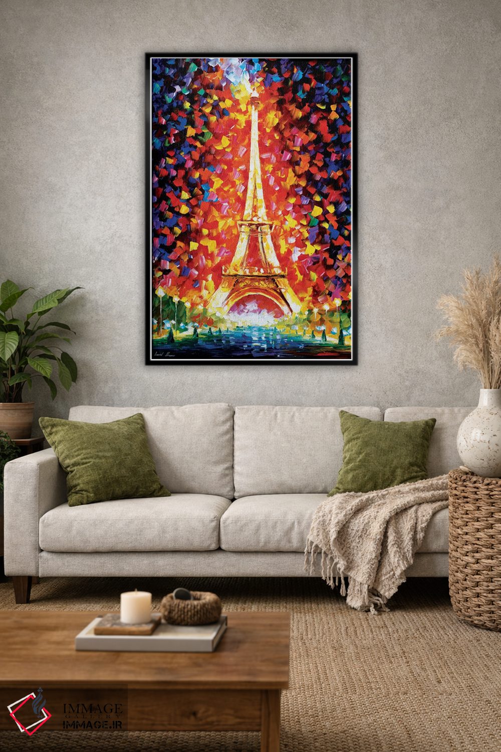 تابلو دکوراتیو پاریس اثر لئونید آفرموف - D1B