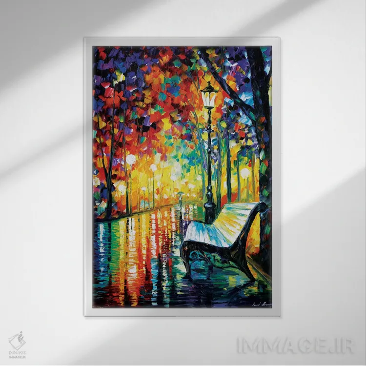 تابلو دکوراتیو او رفت... اثر لئونید آفرموف - نمای قابدار سفید