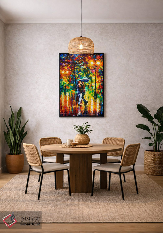 تابلو دکوراتیو رقص بارانی II اثر لئونید آفرموف - D4B