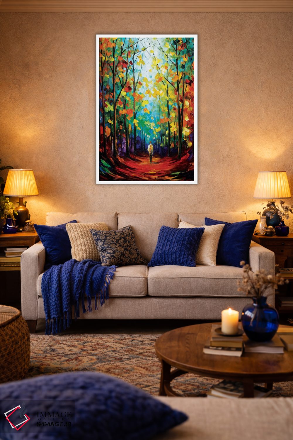 تابلو دکوراتیو حس و حال صبح اثر لئونید آفرموف - D3W