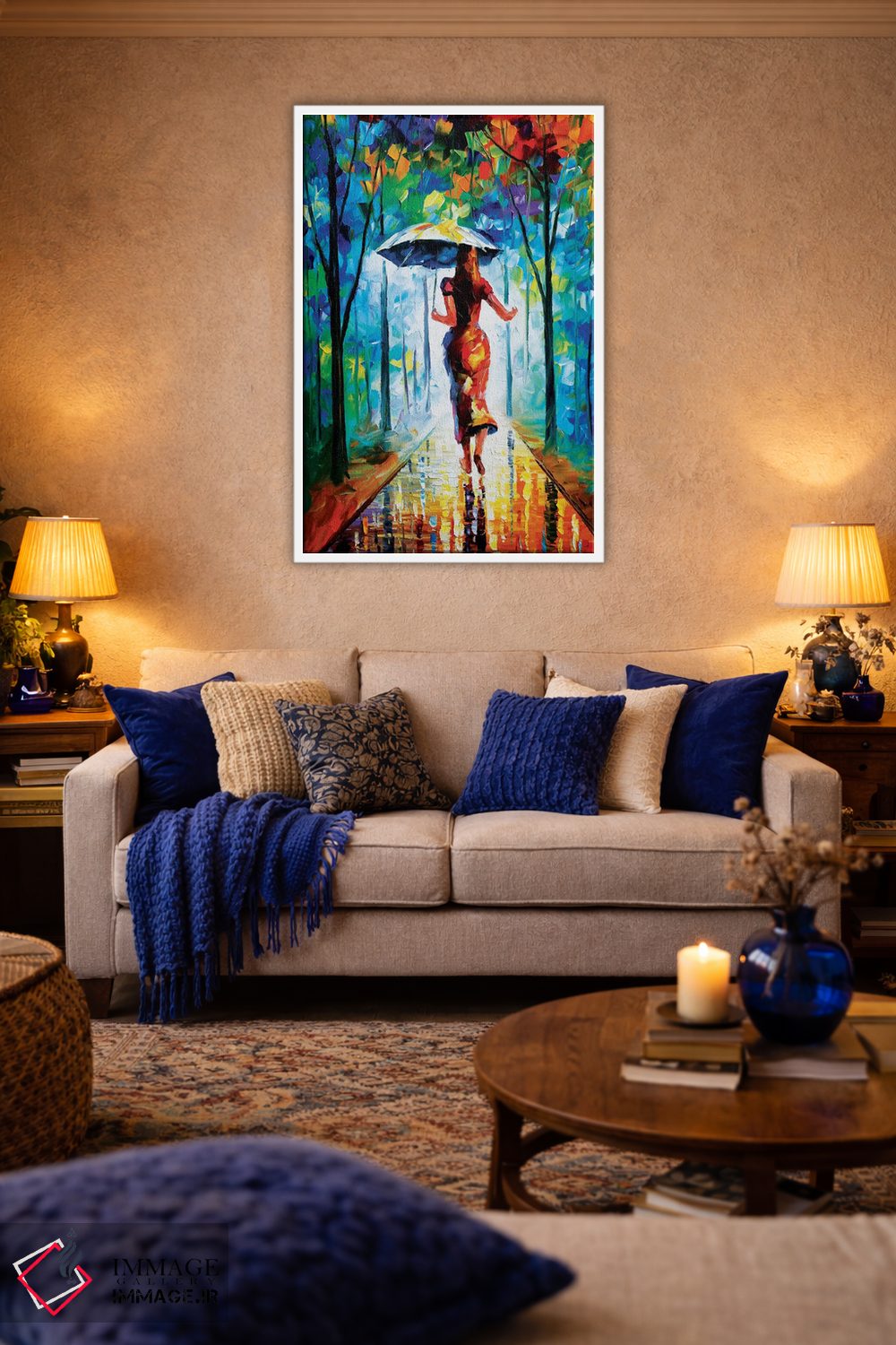 تابلو دکوراتیو دویدن به سوی عشق II اثر لئونید آفرموف - D4W