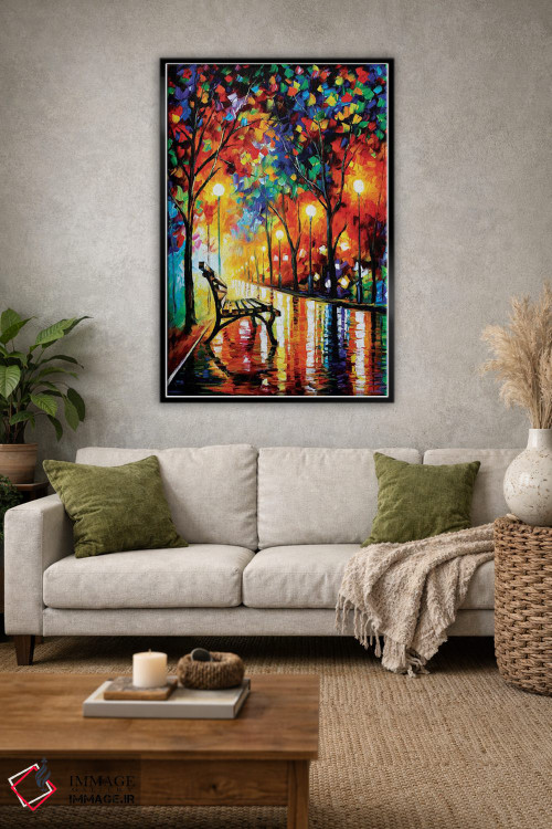 تابلو دکوراتیو تنهایی پاییز اثر لئونید آفرموف - D1B