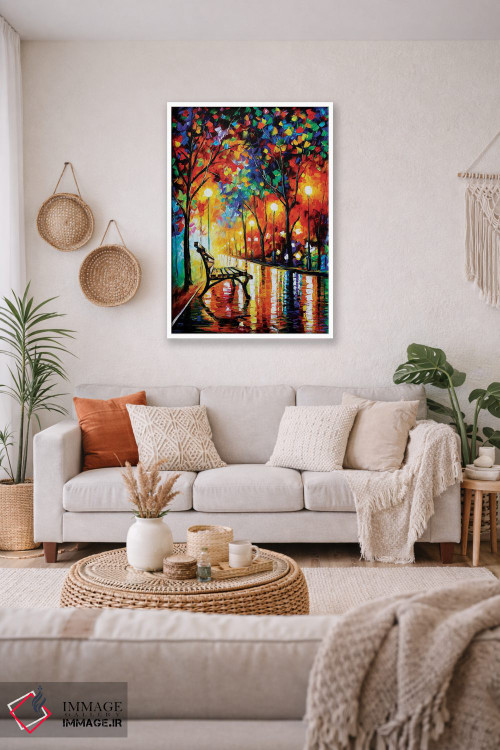 تابلو دکوراتیو تنهایی پاییز اثر لئونید آفرموف - D2W