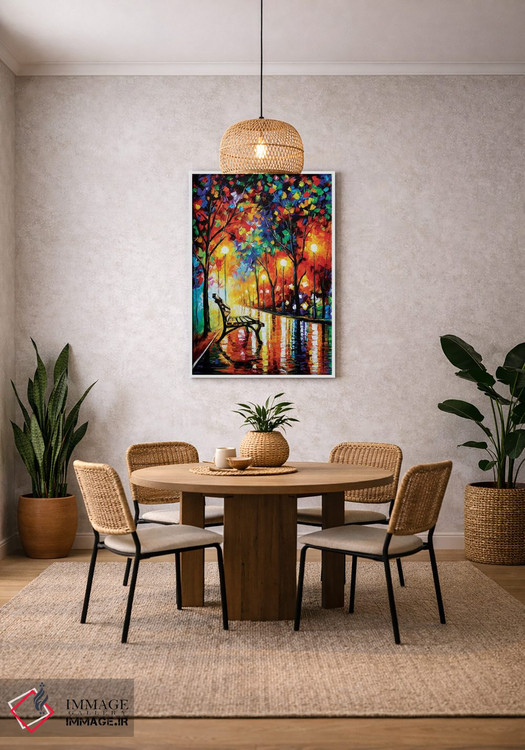 تابلو دکوراتیو تنهایی پاییز اثر لئونید آفرموف - D3W