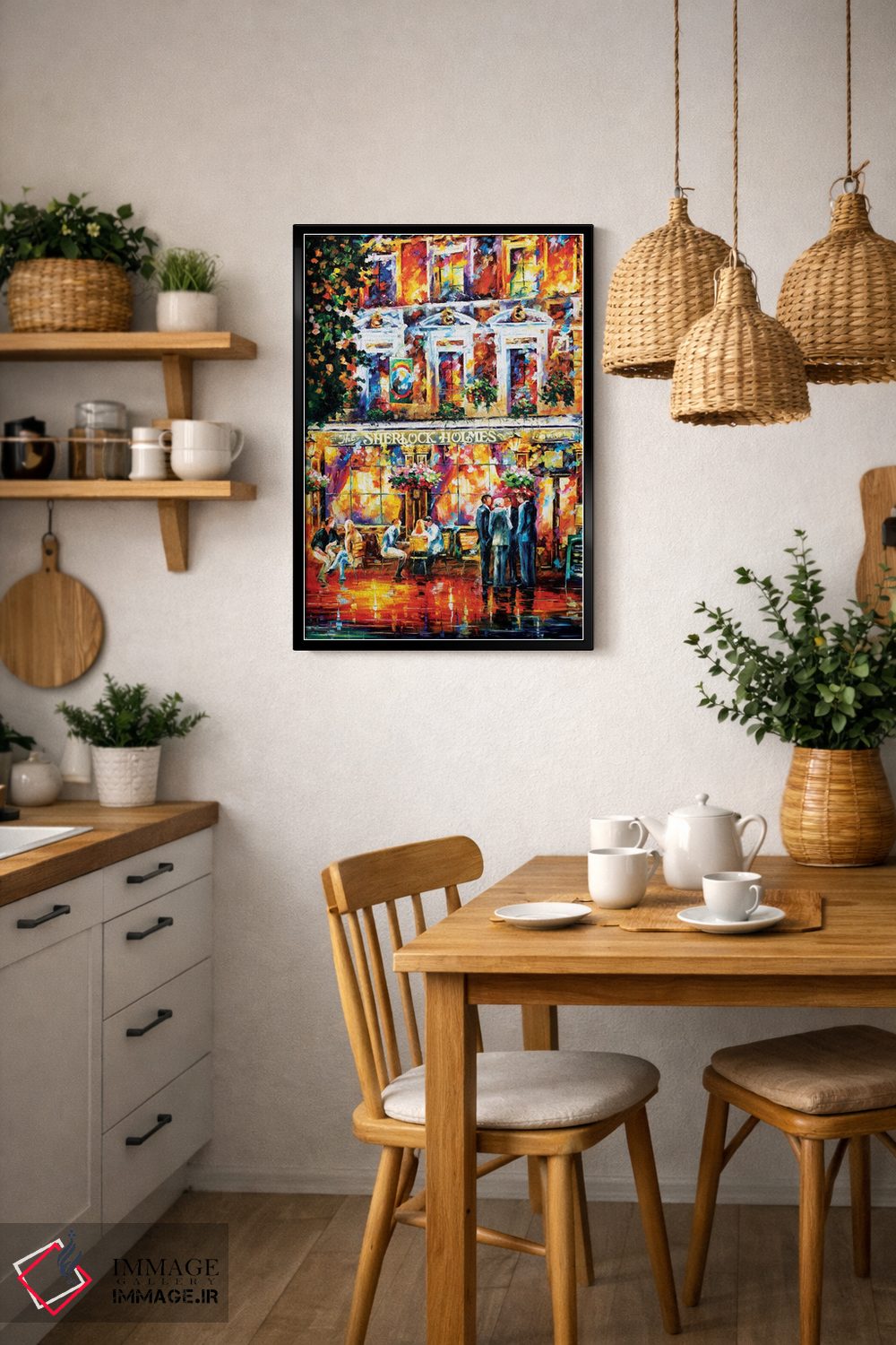 تابلو دکوراتیو شرلوک هولمز اثر لئونید آفرموف - D5B