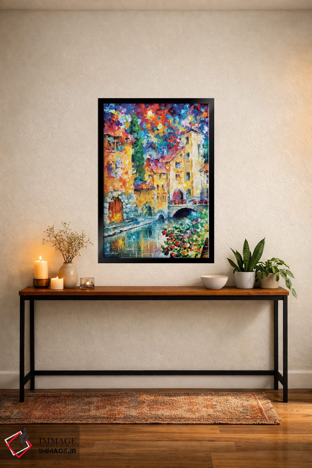 تابلو دکوراتیو پنجره ای رو به گذشته اثر لئونید آفرموف - D6B