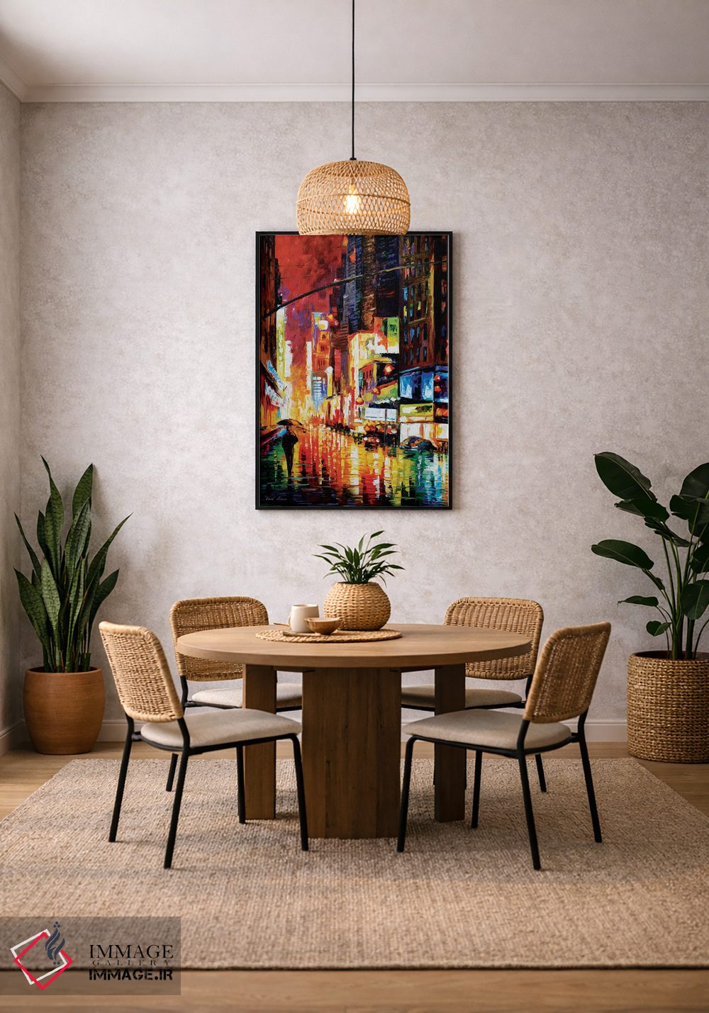 تابلو دکوراتیو تایمز اسکوئر اثر لئونید آفرموف - D3B