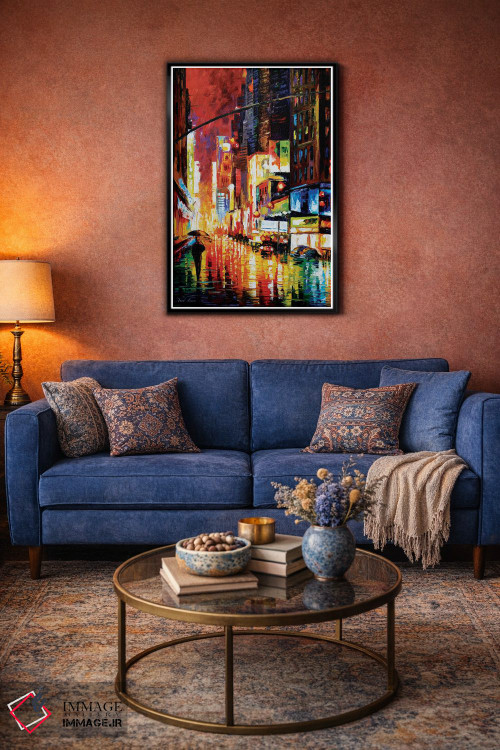 تابلو دکوراتیو تایمز اسکوئر اثر لئونید آفرموف - D4B