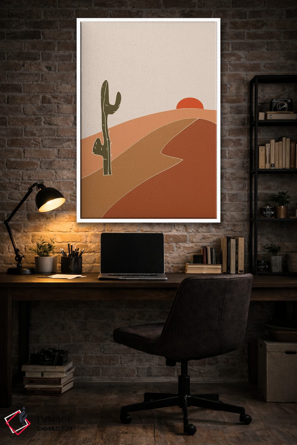 تابلو مینیمال غروب جنوب غربی اثر لیتل باور - D4W