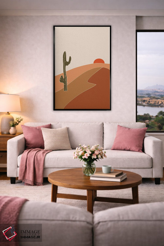 تابلو مینیمال غروب جنوب غربی اثر لیتل باور - D5B