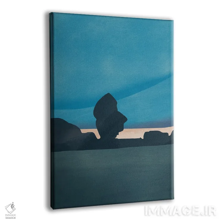 تابلو مینیمال ابر عصرگاهی اثر لیتل باور - نمای پرسپکتیو محصول