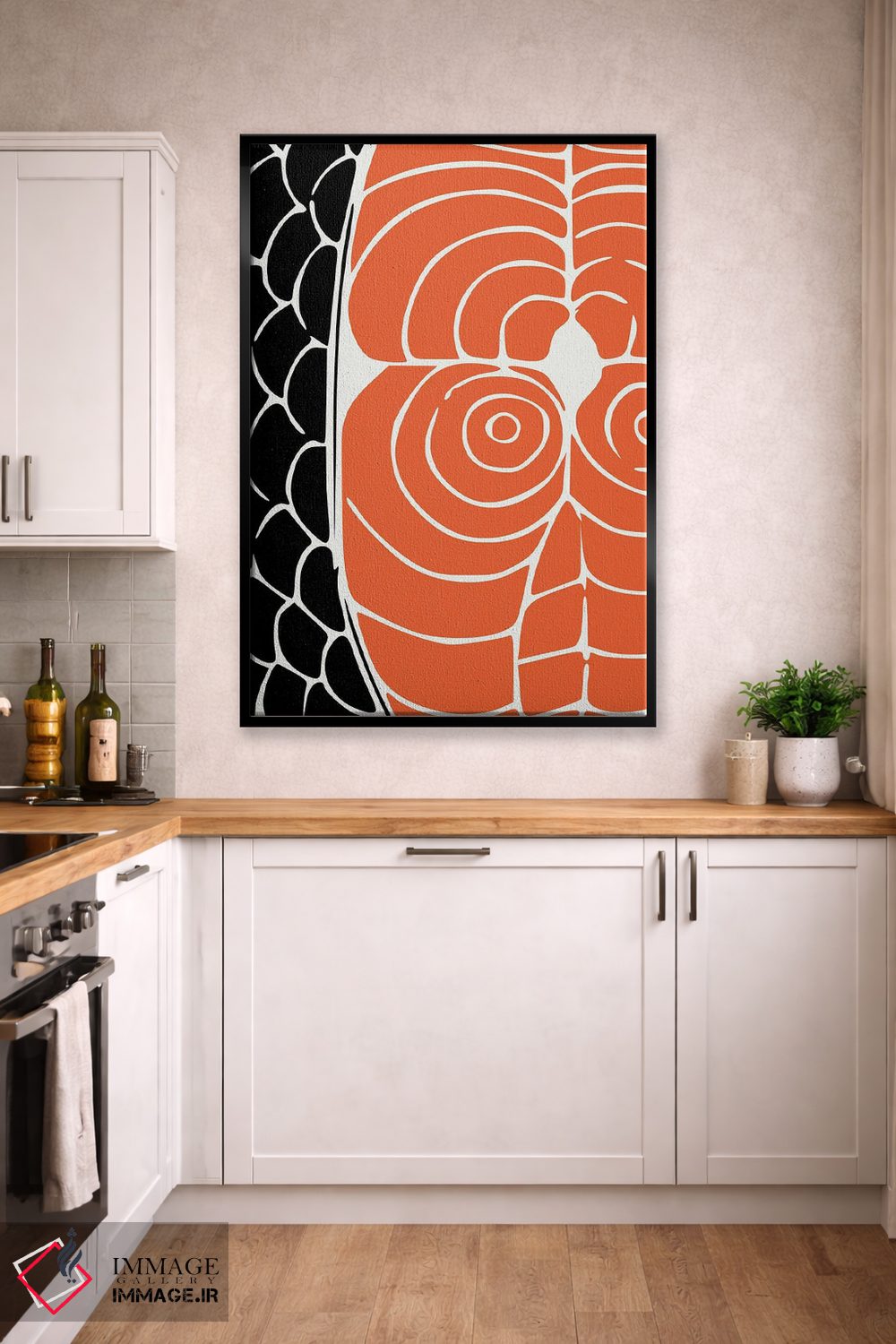 تابلو انتزاعی پرتره سوشی اثر لیتل باور - D2B