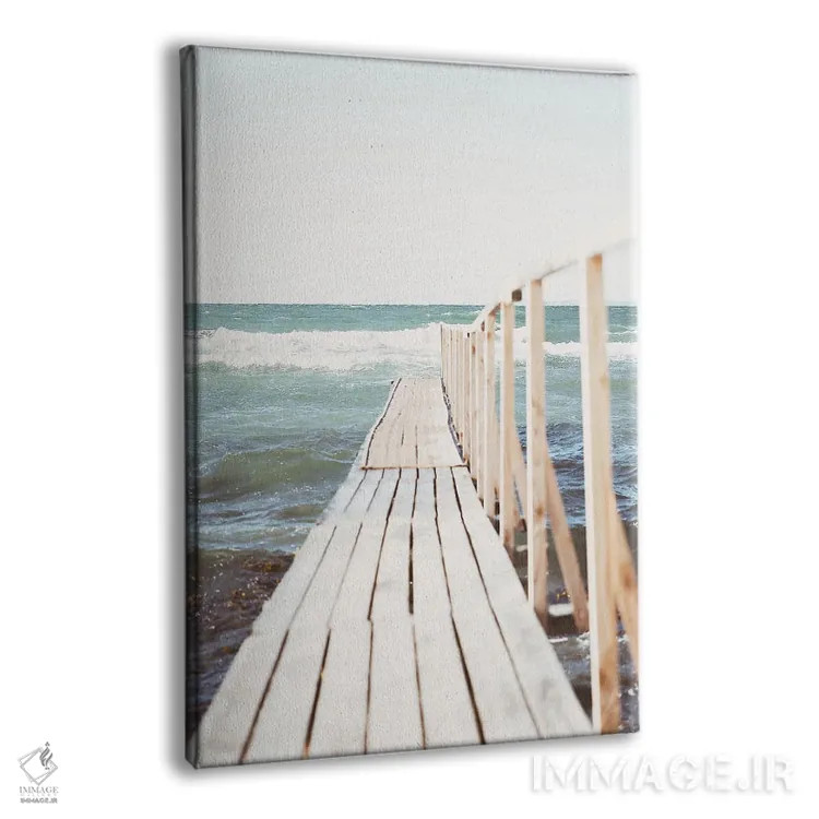 تابلو دکوراتیو پیاده روی گلگون اثر لیا استراتسما - نمای پرسپکتیو محصول