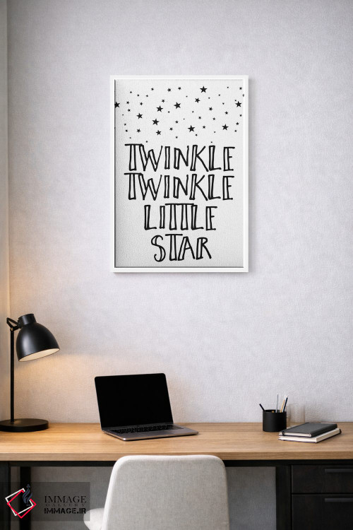 تابلو دکوراتیو چشمک بزن ستاره کوچولو اثر لیا استراتسما - D1W