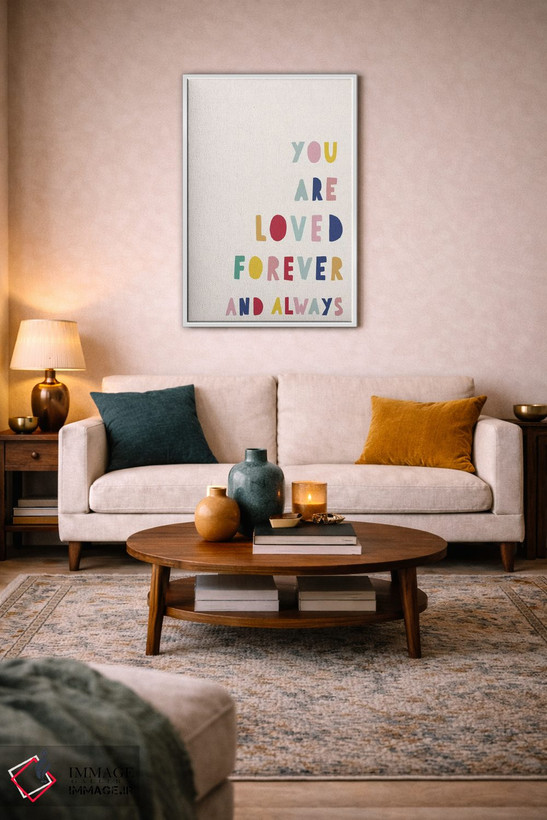 تابلو دکوراتیو تو دوست داشته می شوی اثر لیا استراتسما - D3W