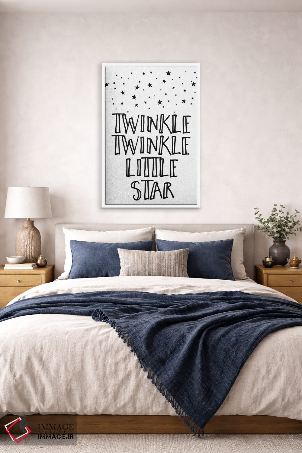 تابلو دکوراتیو چشمک بزن ستاره کوچولو اثر لیا استراتسما - D5W