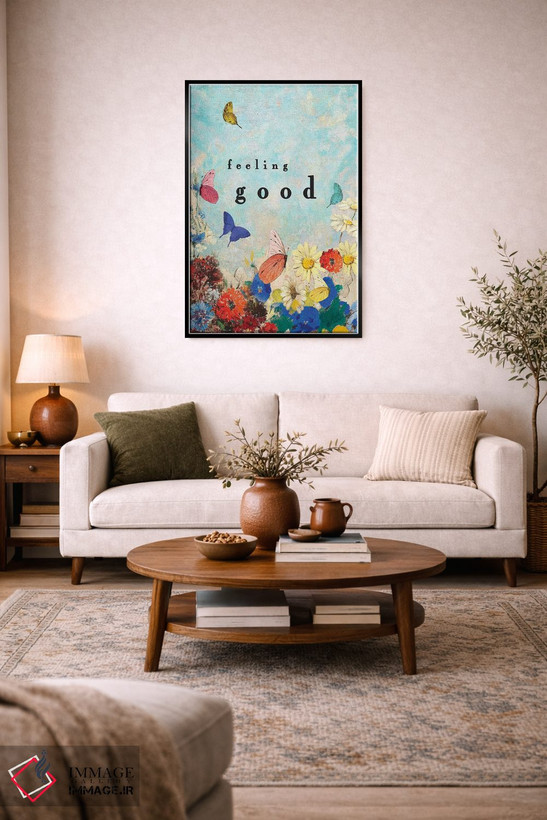 تابلو دکوراتیو احساس خوب اثر لیا استراتسما - D6B