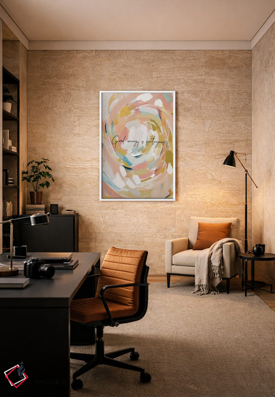 تابلو انتزاعی انرژی خوب اثر لیا استراتسما - D5W
