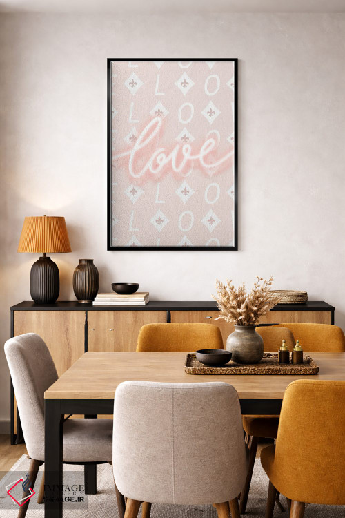 تابلو مینیمال عشق اثر لیا استراتسما - D5B