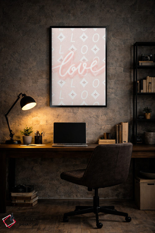 تابلو مینیمال عشق اثر لیا استراتسما - D6B