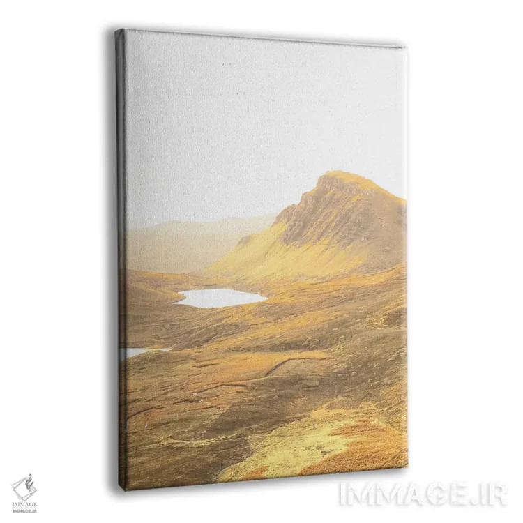 تابلو دکوراتیو لبه طلایی اثر لیا استراتسما - نمای پرسپکتیو محصول