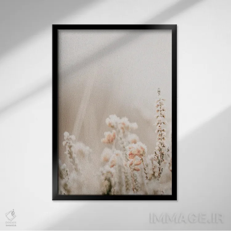 تابلو دکوراتیو بوسه ی یخ زده اثر لیا استراتسما - نمای قابدار مشکی