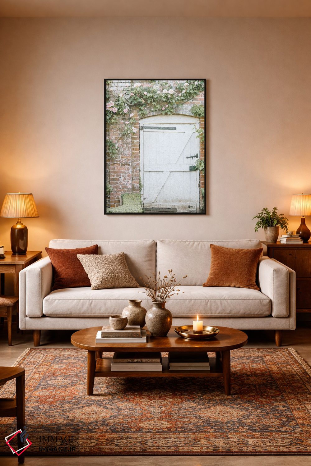 تابلو دکوراتیو در کلبه ی رز عزیز اثر لیا استراتسما - D4B