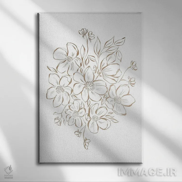 تابلو مدرن دسته ی وحشی اثر لیا استراتسما - نمای روبهرو روی دیوار