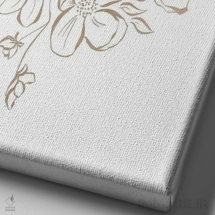 تابلو مدرن دسته ی وحشی اثر لیا استراتسما - نمای نزدیک بافت بوم