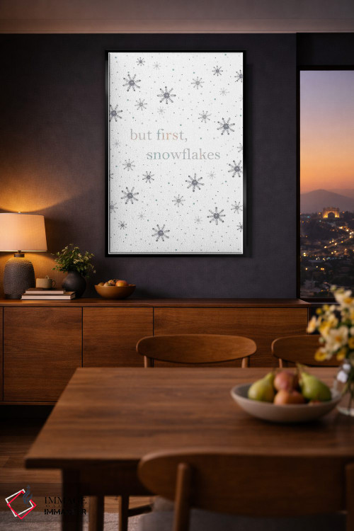 تابلو دکوراتیو اما اول برفک ها اثر لیا استراتسما - D2B