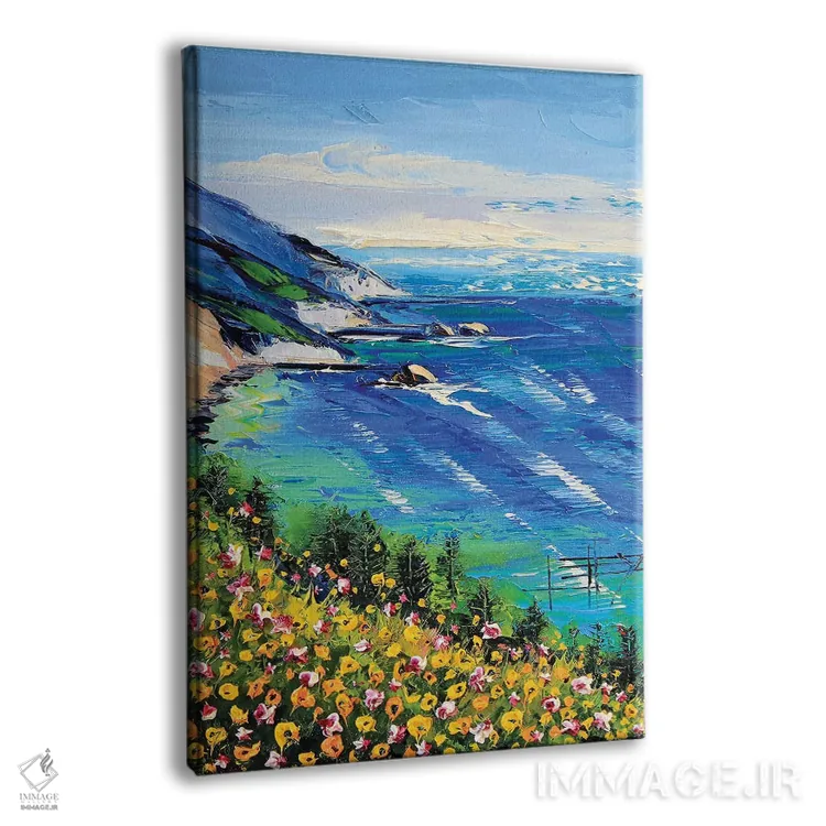 تابلو دکوراتیو قلب من در بیگ سور است II اثر لیزا الی - نمای پرسپکتیو محصول