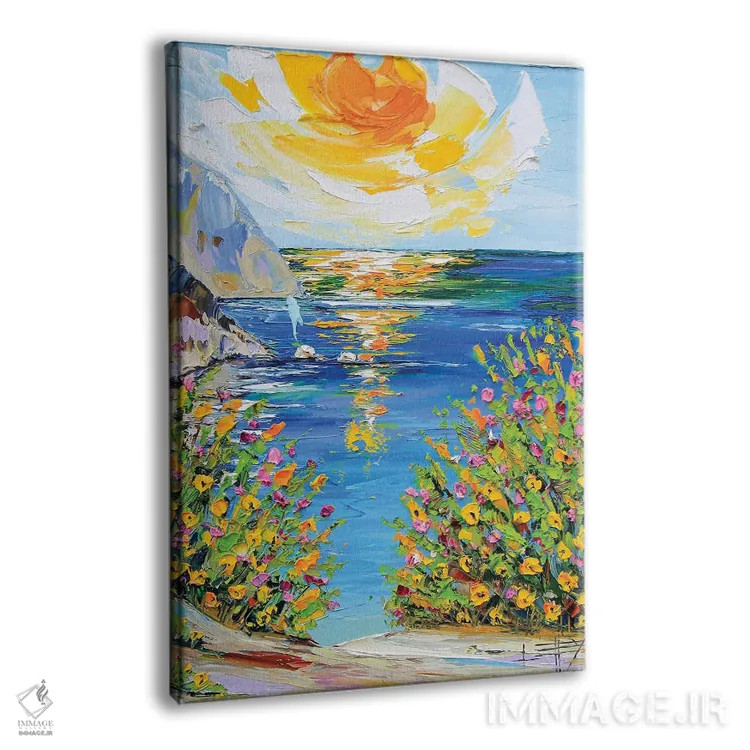 تابلو دکوراتیو بیگ سور II اثر لیزا الی - نمای پرسپکتیو محصول