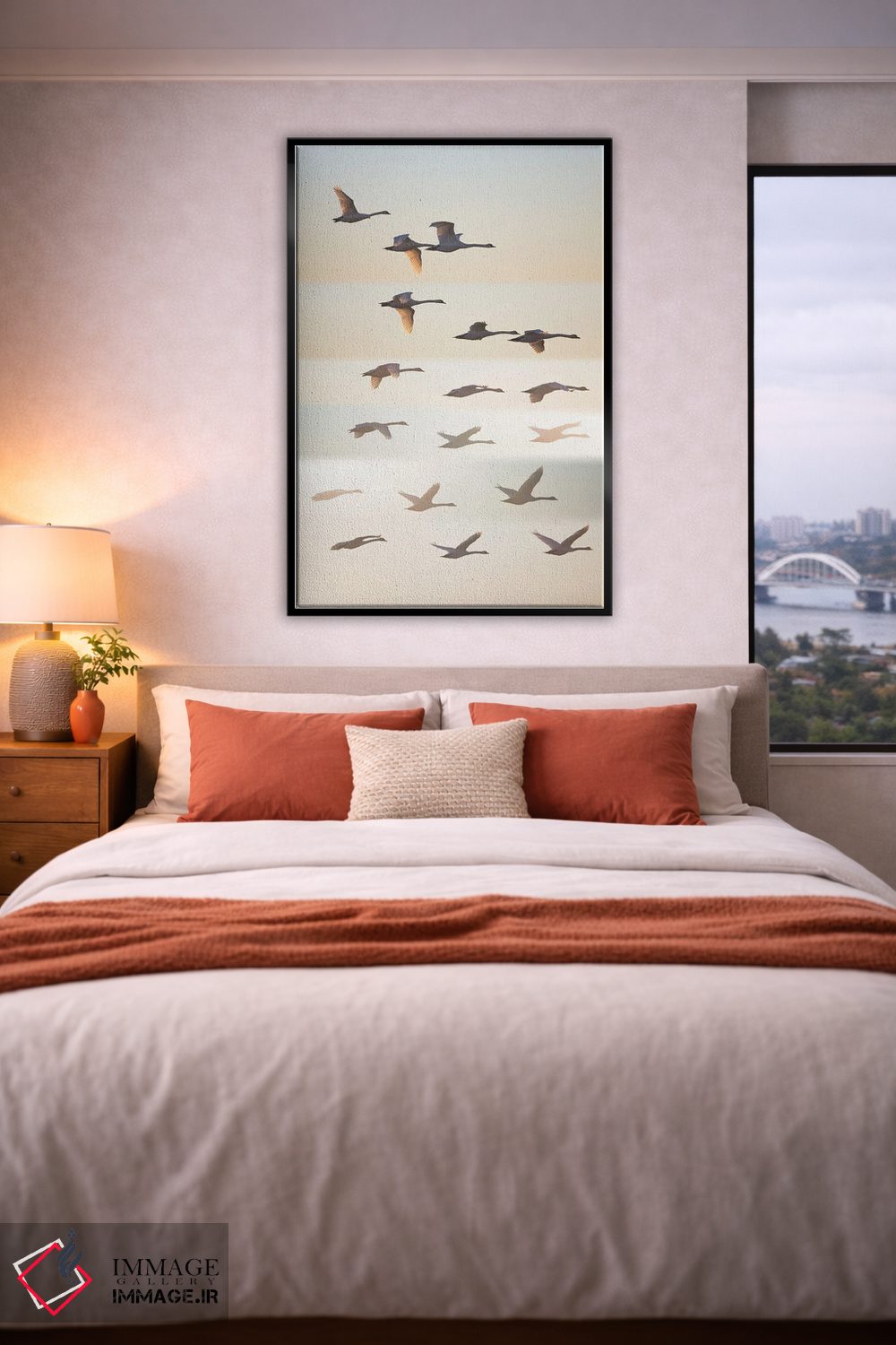 تابلو دکوراتیو آن سوی خورشید اثر لیف لون دال - D4B