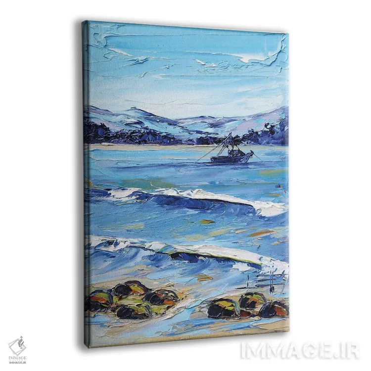 تابلو دکوراتیو روزی در مانتری اثر لیزا الی - نمای پرسپکتیو محصول