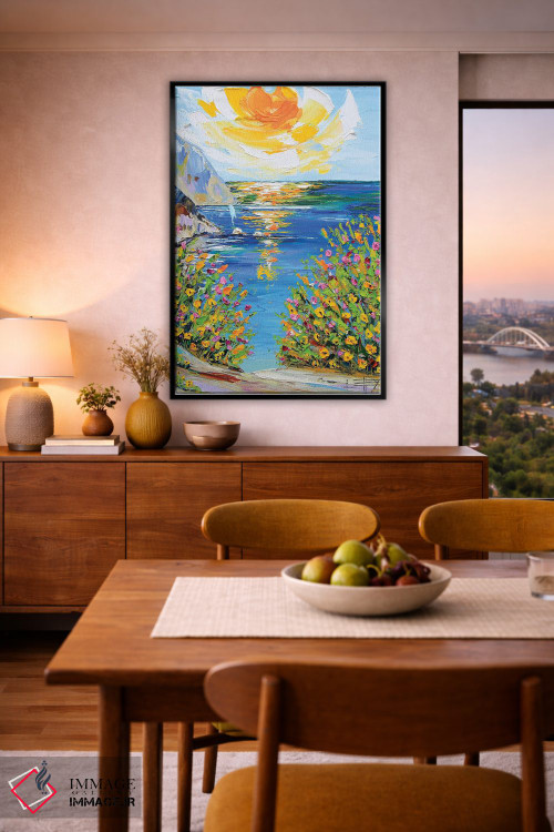 تابلو دکوراتیو بیگ سور II اثر لیزا الی - D5B